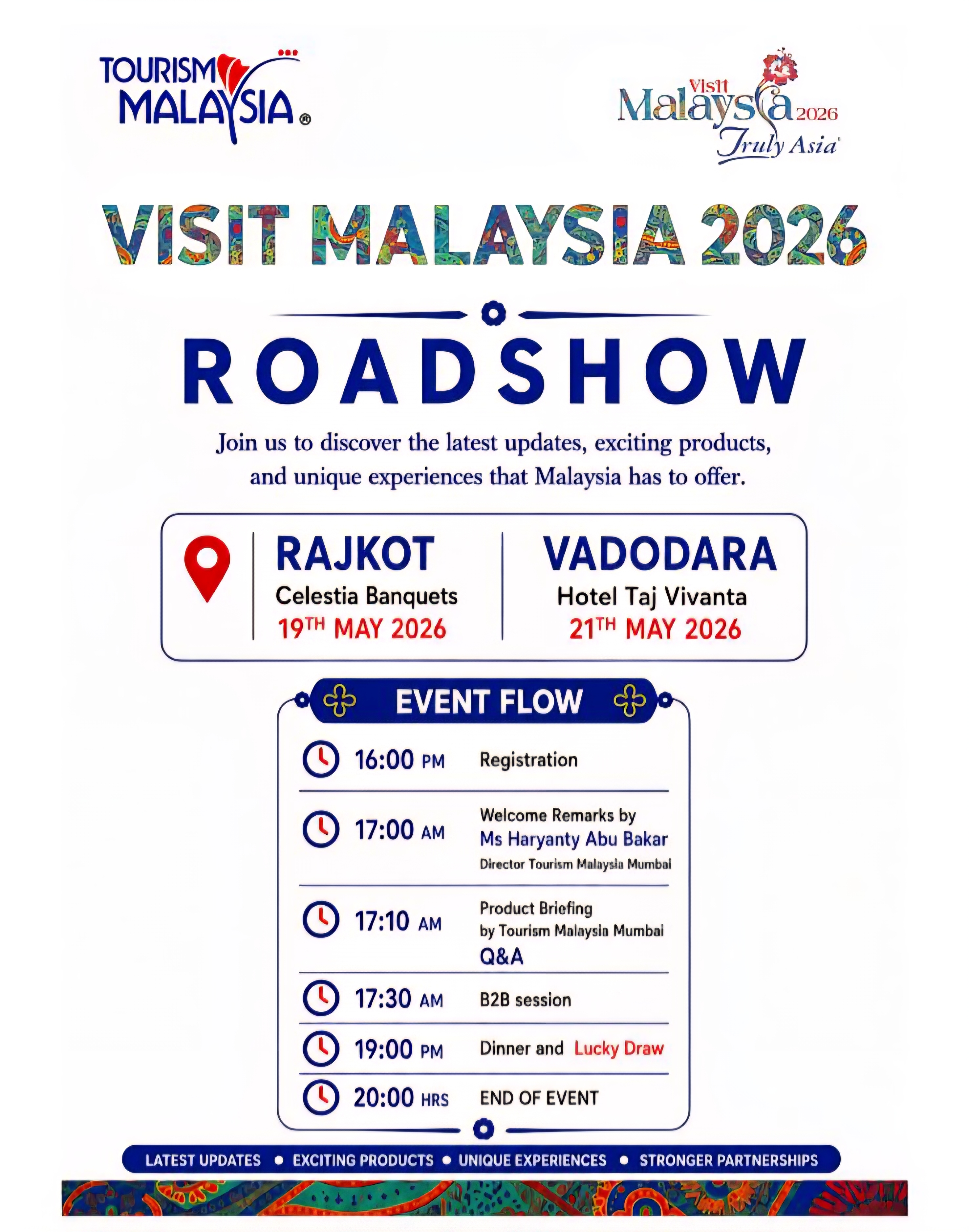 Visit Malaysia 2026 Roadshow – Rajkot